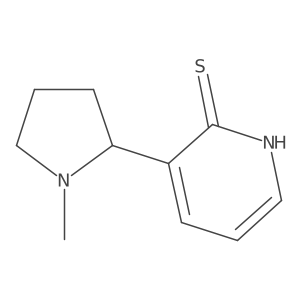 3-(1-Methylpyrrolidin-2-yl)pyridine-2-thiol Structure