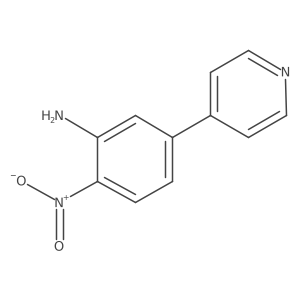 2-Nitro-5-pyridin-4-yl-phenylamine Structure