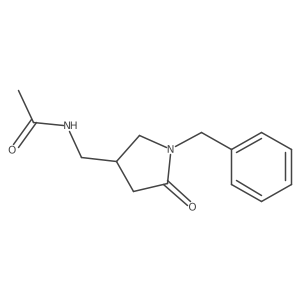 N-[(1-Benzyl-5-oxopyrrolidin-3-YL)methyl]acetamide Structure