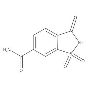 1,1,3-Trioxo-1,2-benzothiazole-6-carboxamide Structure