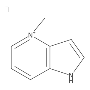 4-methyl-1H-pyrrolo[3,2-b]pyridin-4-iumiodide结构式