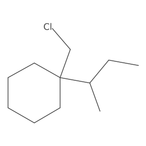 1-(Butan-2-YL)-1-(chloromethyl)cyclohexane Structure