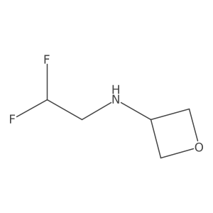 N-(2,2-difluoroethyl)oxetan-3-amine Structure