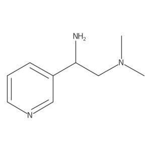 [2-Amino-2-(pyridin-3-yl)ethyl]dimethylamine Structure