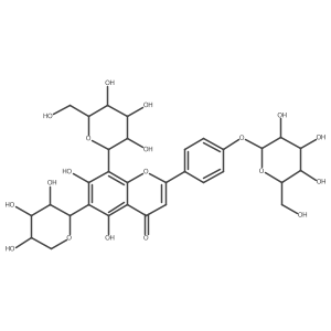 Isoschaftoside 4'-glucoside结构式