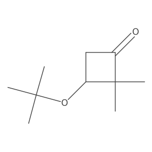 3-(Tert-butoxy)-2,2-dimethylcyclobutan-1-one结构式