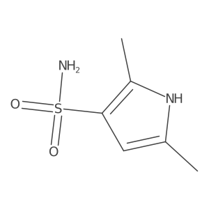2,5-dimethyl-1H-pyrrole-3-sulfonamide Structure