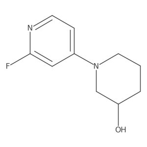 1-(2-Fluoropyridin-4-yl)piperidin-3-ol Structure