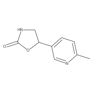 5-(6-Methylpyridin-3-yl)-1,3-oxazolidin-2-one Structure