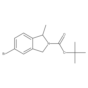 Tert-butyl 5-bromo-1-methylisoindoline-2-carboxylate Structure