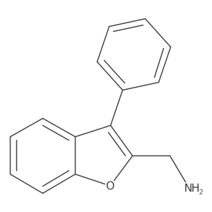 2-Aminomethyl-3-phenylbenzofuran Structure