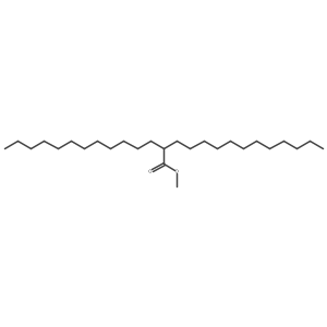 Methyl 2-dodecyltetradecanoate Structure