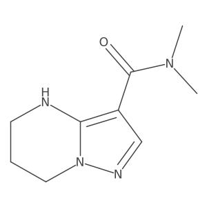 N,N-Dimethyl-4H,5H,6H,7H-pyrazolo[1,5-a]pyrimidine-3-carboxamide Structure