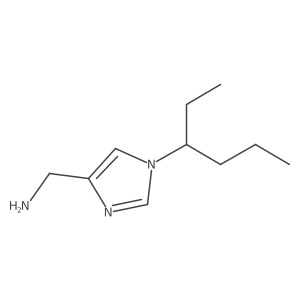 [1-(hexan-3-yl)-1H-imidazol-4-yl]methanamine结构式