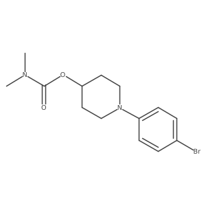 1-(4-Bromophenyl)piperidin-4-yl dimethylcarbamate结构式