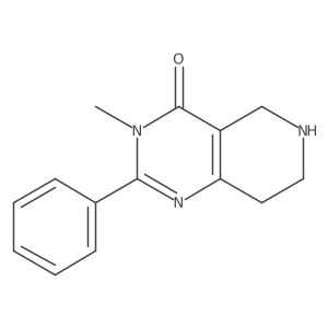 3-Methyl-2-phenyl-5,6,7,8-tetrahydropyrido[4,3-d]pyrimidin-4(3H)-one Structure