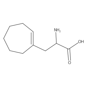 2-Amino-3-(cyclohepten-1-yl)propanoic acid Structure