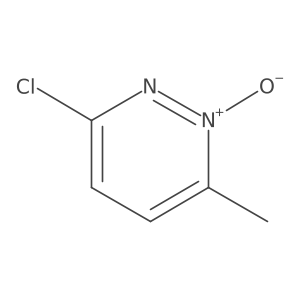 3-Chloro-6-methyl-1-oxidopyridazin-1-ium结构式