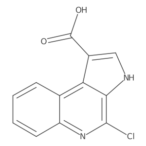 4-chloro-3H-pyrrolo[2,3-c]quinoline-1-carboxylic acid结构式