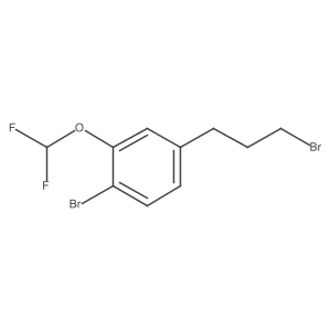 1-Bromo-4-(3-bromopropyl)-2-(difluoromethoxy)benzene Structure