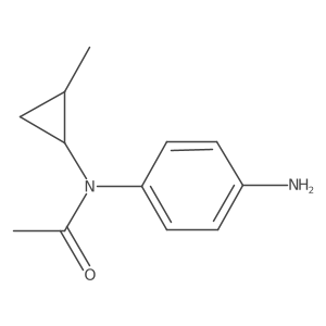 N-(4-aminophenyl)-N-(2-methylcyclopropyl)acetamide Structure