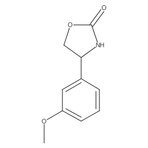 2-Oxazolidinone, 4-(3-methoxyphenyl)-, (4S)-结构式