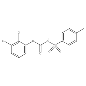 Carbamic acid, (p-tolylsulfonyl)-, 2,3-dichlorophenyl ester结构式