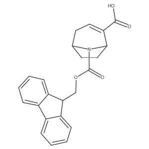 8-{[(9H-fluoren-9-yl)methoxy]carbonyl}-8-azabicyclo[3.2.1]oct-2-ene-2-carboxylic acid Structure
