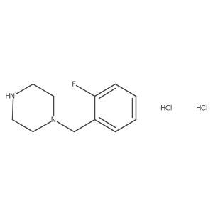 1-[(2-Fluorophenyl)methyl]piperazine dihydrochloride Structure