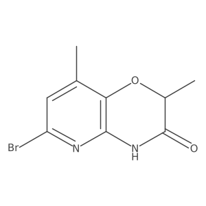 (R)-6-Bromo-2,8-dimethyl-2H-pyrido[3,2-b][1,4]oxazin-3(4H)-one Structure