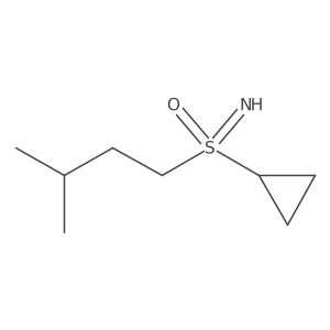 Cyclopropyl(imino)(3-methylbutyl)-lambda6-sulfanone Structure