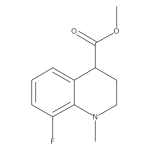 Methyl 8-fluoro-1-methyl-1,2,3,4-tetrahydroquinoline-4-carboxylate Structure