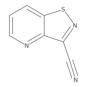 [1,2]Thiazolo[4,5-b]pyridine-3-carbonitrile结构式