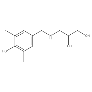 (2R)-3-{[(4-hydroxy-3,5-dimethylphenyl)methyl]amino}propane-1,2-diol结构式