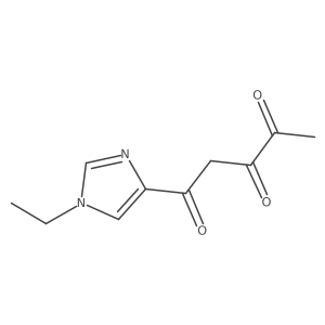 1-(1-ethyl-1H-imidazol-4-yl)pentane-1,3,4-trione结构式