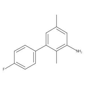 3-(4-Fluorophenyl)-2,5-dimethylaniline Structure