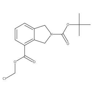 2-tert-butyl 4-chloromethyl 2,3-dihydro-1H-isoindole-2,4-dicarboxylate结构式