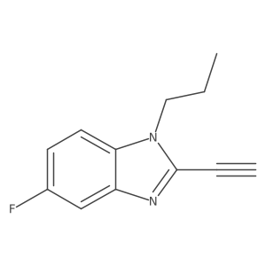2-ethynyl-5-fluoro-1-propyl-1H-1,3-benzodiazole Structure