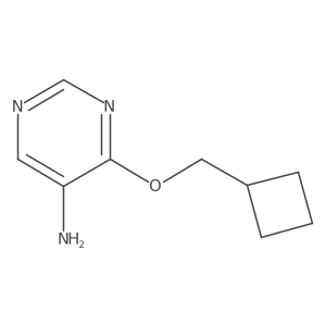 4-(Cyclobutylmethoxy)pyrimidin-5-amine Structure