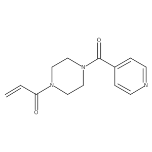 1-[4-(Pyridine-4-carbonyl)piperazin-1-yl]prop-2-en-1-one Structure