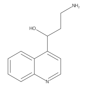(1R)-3-amino-1-(quinolin-4-yl)propan-1-ol Structure