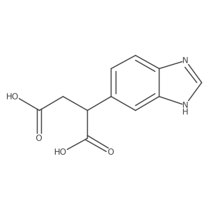 2-(1H-1,3-benzodiazol-5-yl)butanedioic acid Structure