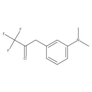 3-[3-(Dimethylamino)phenyl]-1,1,1-trifluoropropan-2-one Structure