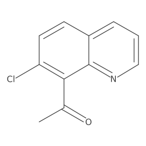 1-(7-Chloroquinolin-8-yl)ethan-1-one结构式