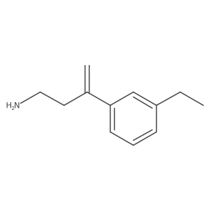 3-(3-Ethylphenyl)but-3-en-1-amine结构式
