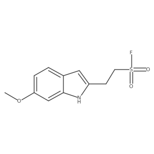 2-(6-methoxy-1H-indol-2-yl)ethane-1-sulfonyl fluoride结构式
