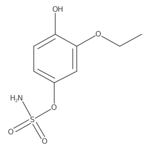 3-Ethoxy-4-hydroxyphenyl sulfamate Structure