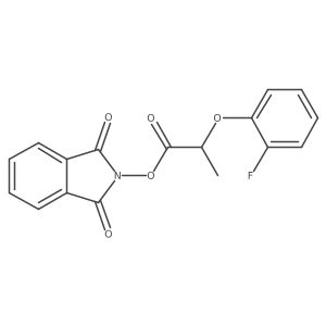 1,3-dioxo-2,3-dihydro-1H-isoindol-2-yl 2-(2-fluorophenoxy)propanoate Structure