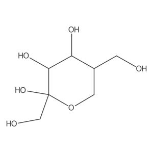 5-Deoxy-5-(hydroxymethyl)-I+/--L-sorbopyranose结构式