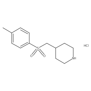 4-(Tosylmethyl)piperidine hydrochloride结构式